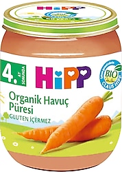 Hipp Organik Havuç Püresi Kavanoz Maması 125 gr
