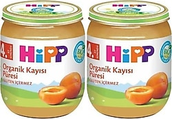 Hipp Organik Kayısı Püresi Kavanoz Maması 125 gr 2 Adet