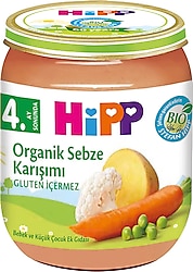 Hipp Organik Sebze Karışımı Kavanoz Maması 125 gr