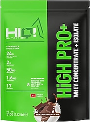 Hiq Nutrition High Pro+ 510 gr Double Milk Chocolate Aromalı Whey Protein Tozu