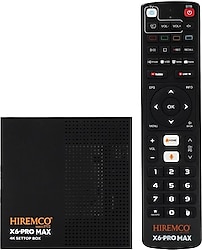 Hiremco X6 Pro Max 128 GB 4K Android TV Box