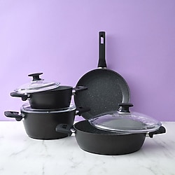 Hisar Optima 6 Parça Granit Tencere Seti