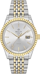Hislon Classic CL145T-02SG Gümüş-Altın Erkek Kol Saati