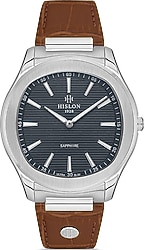 Hislon Classic CL148S-11KS Deri Kordon Antrasit Erkek Kol Saati