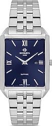 Hislon Classic CL150S-11SS Çelik Kordon Lacivert Erkek Kol Saati