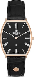 Hislon Classic CL179R-04BR Deri Kordon Siyah Erkek Kol Saati