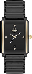Hislon Classic CL215B-04SG Altın-Siyah Erkek Kol Saati