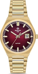 Hislon Classic CL222G-14SG Altın-Bordo Erkek Kol Saati