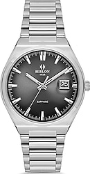 Hislon Classic CL222S-04SS Gümüş-Siyah Erkek Kol Saati