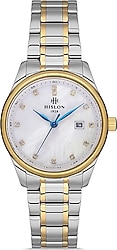 Hislon Classic Queen Diamonds QL113T-09SG Çelik Kordon Gümüş-Altın Kadın Kol Saati