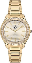 Hislon Classic Queen Diamonds QL148G-10SG Altın Kadın Kol Saati