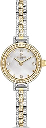 Hislon Classic Queen QL180T-09SG Gümüş-Altın Kadın Kol Saati