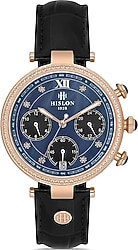 Hislon Date Queen Diamonds QT144 Deri Kordon Kadın Kol Saati