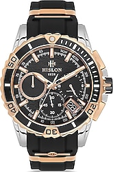 Hislon Masterwork MS143T-04BR Siyah-Rose Gold Erkek Kol Saati