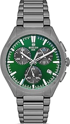 Hislon Masterwork MS152N-15SS Füme-Yeşil Erkek Kol Saati