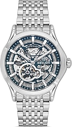 Hislon Solid SD201S-11SS Çelik Kordon Gümüş-Mavi Erkek Kol Saati
