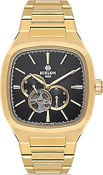 Hislon Solid SD218G-16SG Altın-Siyah Erkek Kol Saati