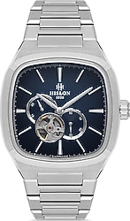 Hislon Solid SD218S-11SS Gümüş-Lacivert Erkek Kol Saati