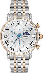 Hislon Timeless TM112T-02SR Çelik Kordon Gümüş-Rose Gold Erkek Kol Saati