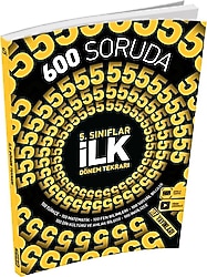 Hız Yayınları 5. Sınıf 600 Soruda İlk Dönem Tekrarı