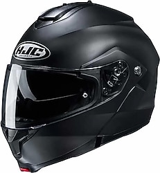 HJC C91N Çene Açılır Mat Siyah Motor Kaskı