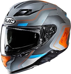 HJC F71 Arcan Gri Turuncu Full Face Motor Kaskı