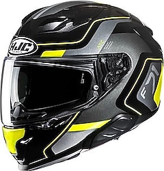 HJC F71 Arcan Siyah Neon Sarı Full Face Motor Kaskı