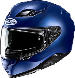 HJC F71 Full Face Metalik Mavi Motor Kaskı