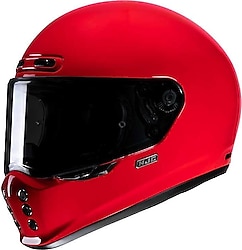 HJC V10 Koyu Kırmızı Full Face Motor Kaskı