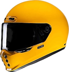 HJC V10 Sarı Full Face Motor Kaskı