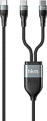 Hkm Tech Duo Power 1.2 m 3in1 Type-C Şarj Kablosu