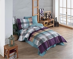 Hobby Virginia Bordo Poplin Tek Kişilik Nevresim Takımı