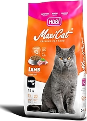 Hobi Maxicat Kuzu Etli 15 kg Yetişkin Kedi Maması