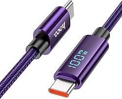 Hoco Benefit U125 1.2 m Type-C to Type-C Hızlı Şarj Kablosu