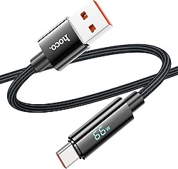 Hoco Benefit U125 1.2 m USB to Type-C Hızlı Şarj Kablosu