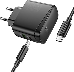 Hoco CS63A 65 W Type-C Kablolu Hızlı Şarj Aleti