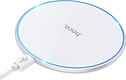 Hoco CW6 Pro Easy Beyaz Kablosuz Hızlı Şarj Aleti