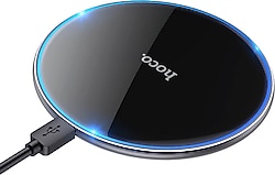 Hoco CW6 Pro Easy Siyah Kablosuz Hızlı Şarj Aleti