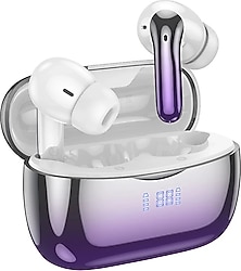 Hoco EQ16 ANC TWS Mor Kulak İçi Bluetooth Kulaklık