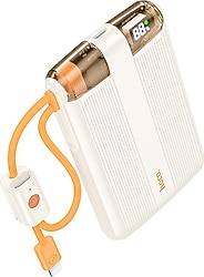 Hoco J127 Beyaz 10000 mAh Hızlı Şarj Powerbank