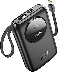 Hoco Q19 Siyah 10000 mAh Hızlı Şarj Powerbank