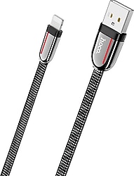 Hoco U74 1.2 m USB to Lightning Hızlı Şarj Kablosu