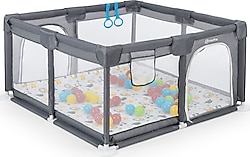 Hoffie Original Playard Plus 120x120 cm Bebek Oyun Parkı