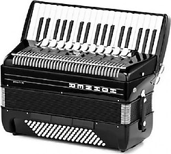 Hohner A38221 Amica Forte IV 96 Siyah Akordeon