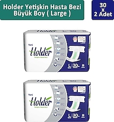 Holder Belbantlı Büyük Boy L 30'lu 2 Adet Hasta Bezi