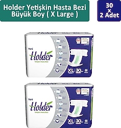 Holder Belbantlı Ekstra Büyük Boy XL 30'lu 2 Adet Hasta Bezi