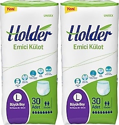 Holder Emici Külot Büyük Boy L 30'lu 2 Adet Hasta Bezi