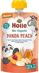 Holle Organik Panda Peach Buğday Şeftali Kayısı Muz Püresi 100 gr