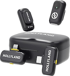 Hollyland Lark M2 Combo Siyah Kablosuz Yaka Mikrofonu Fiyatları