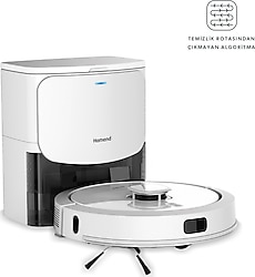 Homend Alex Laser Power Plus 1287H Çöp İstasyonlu Akıllı Robot Süpürge